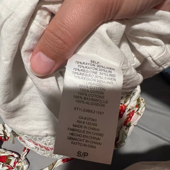 Anthropologie Eri + Ali Wildflower Cropped Tank - Small - Picture 12 of 13